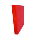 Raccoglitore King - 22 x 30 cm - 4 anelli tondi 30 mm - dorso 4 cm - rivestimento in PP - rosso - Starline - immagine 3