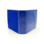 Raccoglitore personalizzabile KingShow - 22 x 30 cm - 4 anelli a D 65 mm - dorso 8 cm - blu - Starline - immagine 2