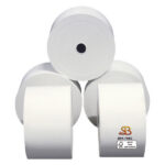 Rotolo per distributore self service - 57 mm x 130 m - 55 gr - diametro esterno 100 mm - anima 12 mm - carta termica BPA free - Sabacart