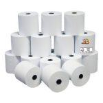 Rotolo per calcolatrice - 58 mm x 28 m - 55 gr - diametro esterno 58 mm - anima 12 mm - carta neutra - Sabacart - blister 10 pezzi