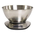 Bilancia da cucina Graal - con ciotola - peso massimo 5 kg - acciaio - Melchioni family