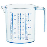 Brocca graduata - 0,75 L -  trasparente