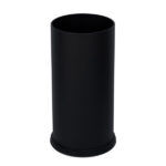 Portaombrelli Steel - con vaschetta interna - diametro 24 cm - H 49 cm - 22 L - acciaio - nero - Stilcasa