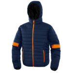 Piumino imbottito Bloom - taglia XL - blu/arancio - Deltaplus