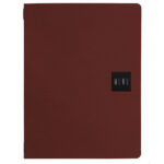 Portamenù Talk - 3 inserti doppi inclusi - A4 - 24,3 x 31,6 cm - bordeaux - Stilcasa