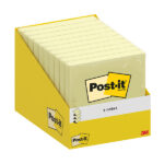 Blocco foglietti Post-it Z-Notes - 76 x 76 mm - giallo canary - 100 fogli - Post-it - conf. 10 blocchi