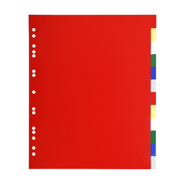 MD_102329 Separatore neutro a 12 tacche - PP - colori assortiti - A4 Maxi - Exacompta - immagine 1