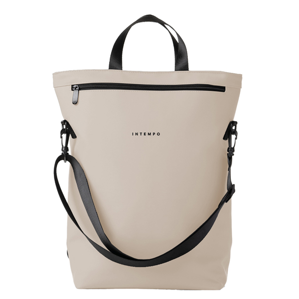 MD_102581 Borsa zainabile Drop - 30 x 44 x 14 cm - gomma - crema - In Tempo - immagine 1