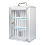 Armadietto portacellulare - 24 posti - 26 x 19 x 38,5 cm - grigio - Iternet