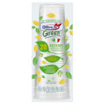 Bicchiere birra in PLA - 390 ml - trasparente - Dopla Green - conf. 20 pezzi