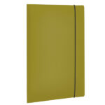 Cartella 3 lembi con elastico HOLOS - A4 - PP - verde - Fellowes