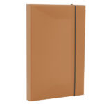 Cartella progetto con elastico HOLOS - 34,5 x 23,5 cm - dorso 3 cm - marrone - Fellowes