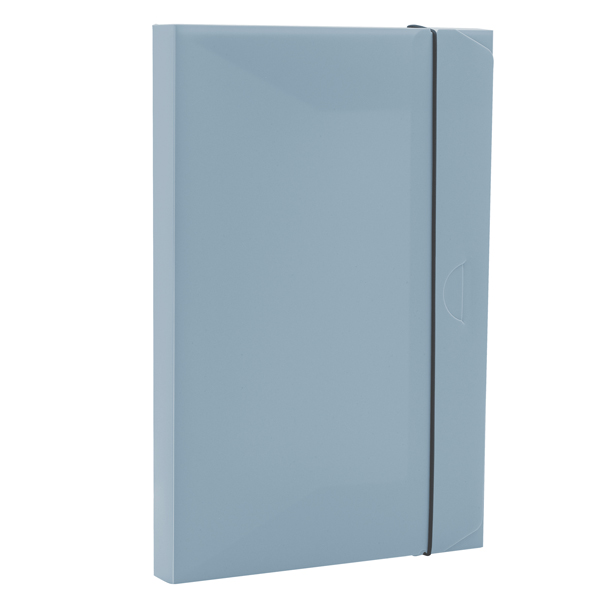 MD_103167 Cartella progetto con elastico HOLOS - 34,5 x 23,5 cm - dorso 3 cm - azzurro - Fellowes - immagine 1