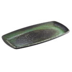 Piatto rettangolare Linea Amazzonia - 35,5 x 19 x 2,5 cm - melamina - Leone