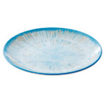 Piatto piano Linea Oceano - diametro 23,5 x 2,5 cm - melamina - Leone