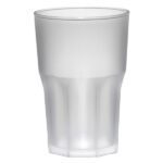 Bicchiere Granity - 400 ml - PP - satinato - Leone - conf. 5 pezzi