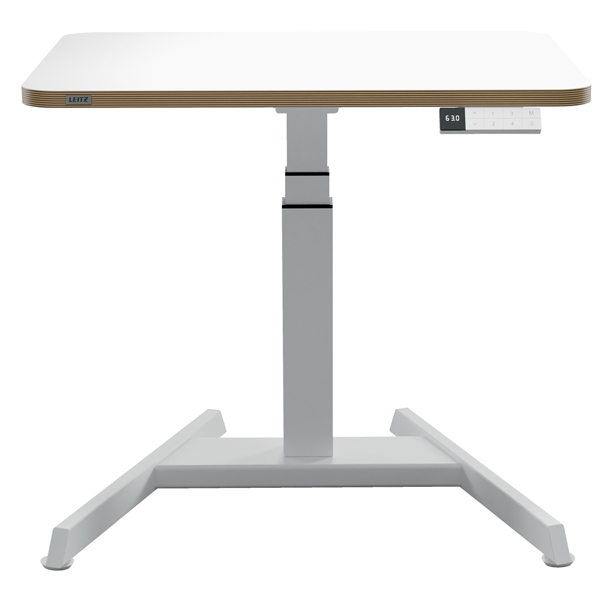 MD_103576 Scrivania Compatta Elettrica Sit-Stand - fissa - 80 x 60 x 65-130 cm - bianco - Leitz - immagine 1