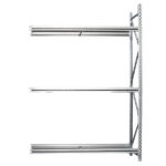 Kit scaffale - modulo estensione - per pneumatici - 3 ripiani - 150 x 50 x 220 cm - acciaio - Tecnotelai