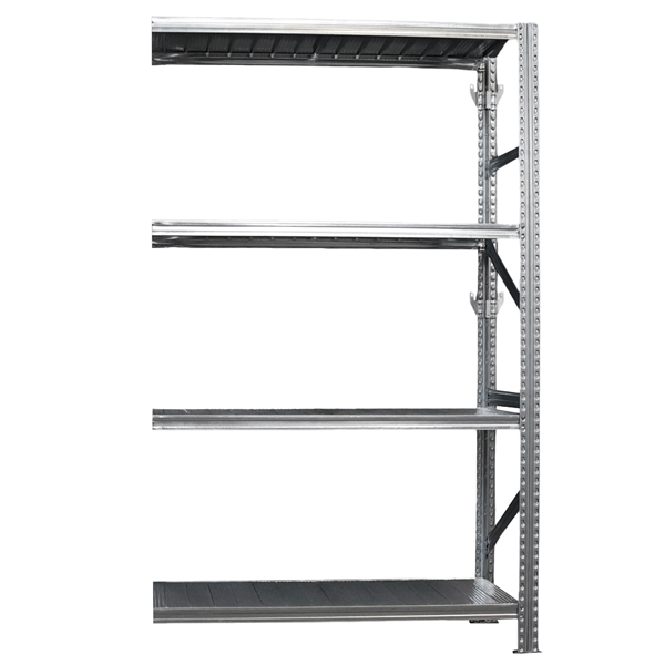 MD_103656 Kit scaffale industriale - modulo estensione - 4 ripiani - 120 x 50 x 200 cm - acciaio - Tecnotelai - immagine 1
