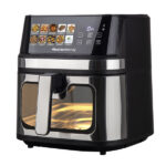 Friggitrice ad aria Gaia Plus - doppia resistenza - 38,8 x 33,7 x 38,5 cm - 8 L - nero - Melchioni family