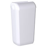 Cestino gettacarte EColored - con coperchio - 33,5 x 22,5 x 54,5 cm - adamello white - Mar Plast