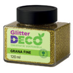 Glitter Bio grana fine - 120ml - oro - Deco