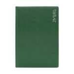 Agenda giornaliera 2027 - copertina imbottita - A4 - verde - InTempo
