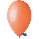 Palloncino - diametro 30 cm - lattice - arancione - conf. 10 pezzi