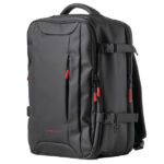 Zaino Cabin Bag Drop2Go - 25 x 20 x 40 cm - gomma - nero - In Tempo
