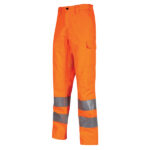 Pantaloni alta visibilità Vega - taglia XL - arancio fluo - U-Power