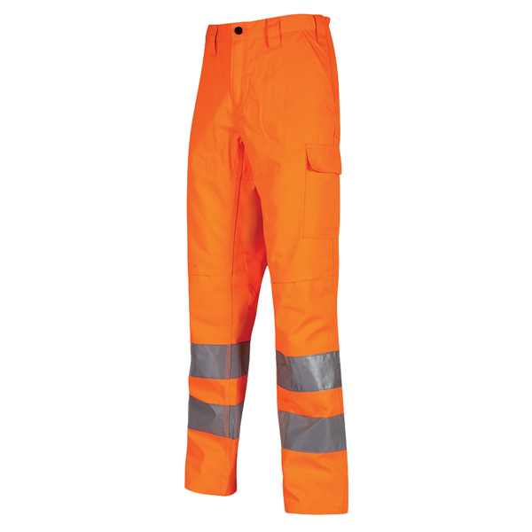 MD_104586 Pantaloni alta visibilità Vega - taglia XL - arancio fluo - U-Power - immagine 1