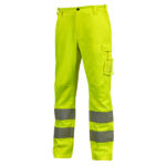 Pantaloni alta visibilità Vega - taglia XL - giallo fluo - U-Power
