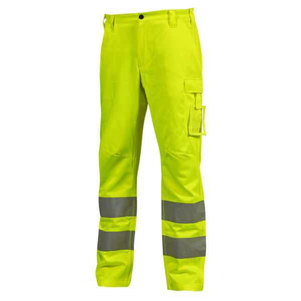 MD_104591 Pantaloni alta visibilità Vega - taglia XXL - giallo fluo - U-Power - immagine 1