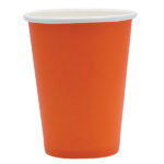 Bicchieri biodegradabili Ecocolor - 250cc - arancione - Big Party - conf. 25 pezzi