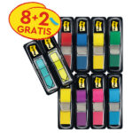 Segnapagina Post-it Index piccolo + Segnapagina Post-it® Index Freccia - colori assortiti  - Post-it - Value pack 8+2 frecce gratis