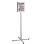 Espositore Info Stand Outdoor - da pavimento - A4 - Durable