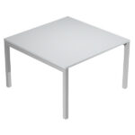 Tavolo riunioni Agorà - 120 x 120 x 74,4 cm - bianco