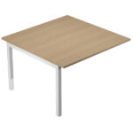 Modulo aggiuntivo per tavolo riunioni Agorà - 120 x 120 x 74,4 cm - rovere