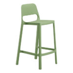 Sgabello alto Nuke - PP - verde - Unisit