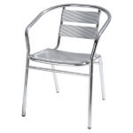Sedia attesa - alluminio - 54 x 59 x 74 cm - Verdelook