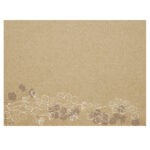 Tovaglietta monouso Floral - 30 x 40 cm - carta - avana - Pro Nappe - conf. 400 pezzi