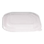 Coperchio per bowl quadrata 900/1200ml - trasparente - Signor Bio - conf. 50 pezzi