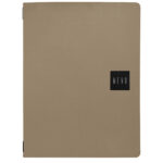 Porta menù Talk - 3 inserti doppi inclusi - A4 - 24,3 x 31,6 cm - beige - Stilcasa