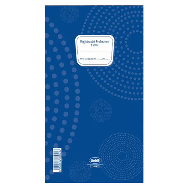 MD_105760 Registro del Professore (6 classi) - 31 x 17 cm - 3225PS000G - Data Ufficio - immagine 1
