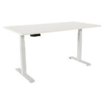 Scrivanie motorizzate - 140 x 80 x 116 cm  - bianco - Rocada