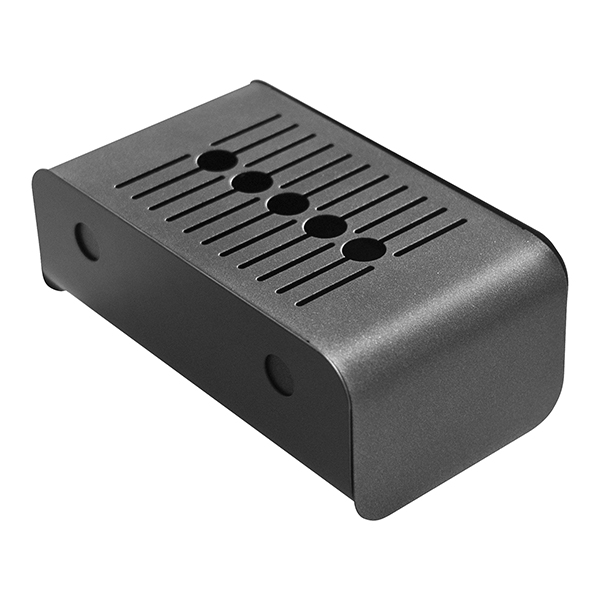 MD_105840 Posacenere murale - metallo - 23,5 x 13,2 x 18,7 cm - 1,5 L - nero - Stilcasa - immagine 1