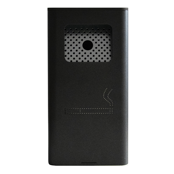 MD_105842 Posacenere murale - acciaio - 17,5 x 10,5 x 34 cm - 2 L - nero - Stilcasa - immagine 1