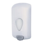 Dispenser sapone Stileco - murale - capacità liquido/gel 1 L - ABS - bianco - Medial