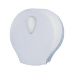 Dispenser carta igienica Stileco rotolo Mini Jumbo - 12,5 x 25,3 x 27,2 cm - rotolo diametro 25 cm - ABS - bianco - Medial