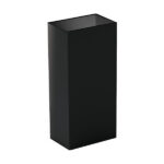 Contenitore gettacarte Bob Color - 23 x 35 x 75 cm - 60 L - metallo - nero - Medial